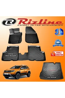 3D PASPAS SİYAH DACIA DUSTER 4X2 2010-2018