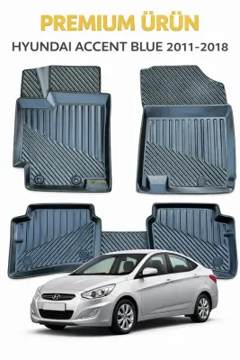 3D PASPAS SİYAH HYUNDAI ACCENT BLUE 2010-2018
