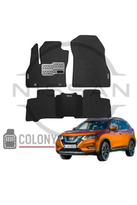 3D PASPAS SİYAH NISSAN X-TRAIL 2014+