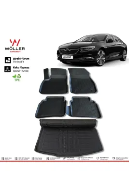 3D PASPAS SİYAH OPEL INSIGNIA 2017+