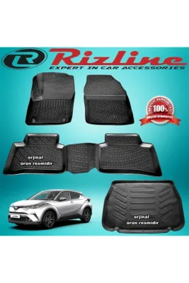 3D PASPAS SİYAH TOYOTA CHR 2019+