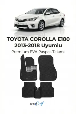 3D PASPAS SİYAH TOYOTA COROLLA 2013-2018