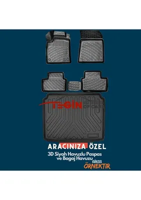 3D PASPAS SİYAH VOLKSWAGEN JETTA 2011-2019