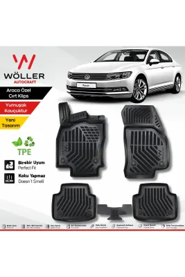 3D PASPAS SİYAH VOLKSWAGEN PASSAT B8,5 2020+