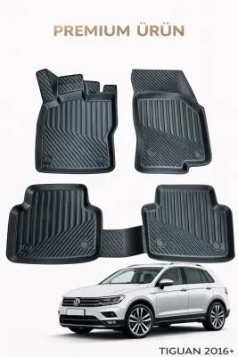 3D PASPAS SİYAH VOLKSWAGEN TIGUAN 2016+