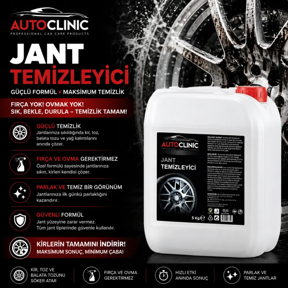 Auto Clinic Jant Temizleyici 5 Kg