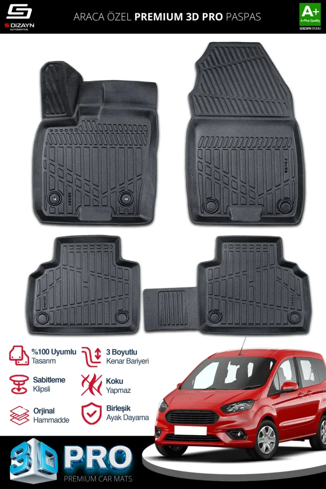 FORD COURIER 2014-2022 3D PASPAS