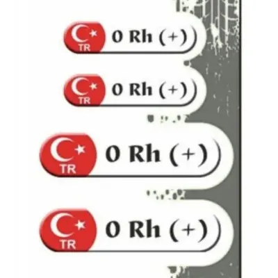KAN GRUBU STİCKER 10 LÜ PAKET