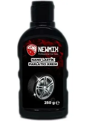 Newmix Nano Lastik Parlatıcı Krem 200 Gr