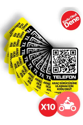 QR KODLU NUMARATÖR ETİKETİ